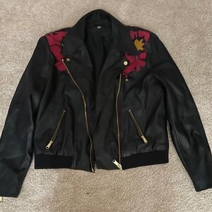 Free people Faux Leather Jacket
